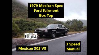 V8 - Stick Shift - Fairmont Box Top - 1979 Mexican Spec Ford Fairmont Box Top - 51211X