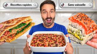 Testing TikTok Recipes with NO DISHES (one-pot meals)