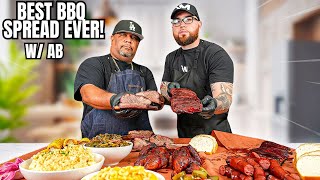BBQ FEAST with @SmokinandGrillinwithAB