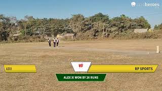 ALEX XI vs RP SPORTS live cricket match | 8 Team Open AUCTION Base Tournament Short Pitch 2025  live