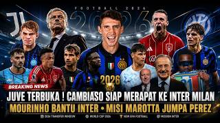 JUVE TERBUKA 💸 Cambiaso Siap Gabung Inter🔹Agen Mourinho 😱🔹Misi Oppa Marotta🔥 - Berita Inter Milan 🔵⚫