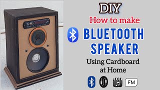 How to make Bluetooth Speaker using cardboard || Cardboard Bluetooth Speaker