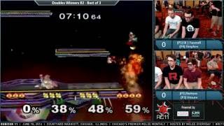 Rubicon 11 - IX | Captain Faceroll & Drephen vs. Buttons & Unsure - SSBM - Doubles WR2