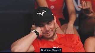 Nadal Had a fun moments with team | #shortsvideo #short #shortsyoutube