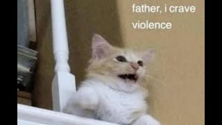 When the c̶̙̝̹̦̅͆a̶̱͍͈͖͈̓ͅt̴̹̹̫̦͈̗̕ craves (っ◔◡◔)っ ♥ violence ♥.