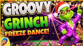  🟩 Groovy Grinch Freeze Dance 🟩 Brain Break 🟩 Just Dance 🟩 Christmas Brain Break