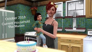 Sims 3 October Current Household | The Martins |