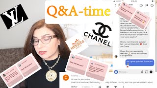 Q&A time Answering your Questions Chanel bags, Hermes Bag, LV Bags, Personal | OxanaLV