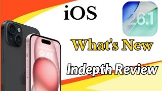 iOS 26.1 New Features🔥, Liquid Glass Effect ,performance🔥, Battery🔋etc.