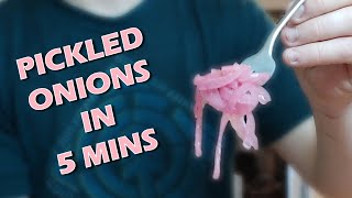 Quick Pickled Red Onions at Home - The Best Onions for Tacos