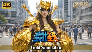 Gold Saint Libra in Real Life - Saint Seiya Live Action Cosplay #saintseiya #mobilelegends #cosplay 