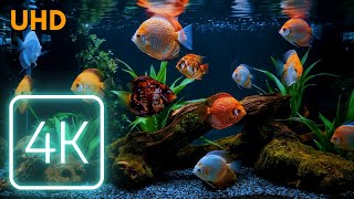 Sleep Instantly 😴 Ultimate ASMR Aquarium Sounds + Gentle Music | Relax with Fish Tank Ambience