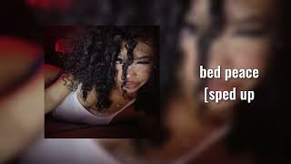 bed peace - jhene aiko [sped up]