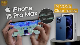 iPhone 15 Pro Max + 120 fps test PUBG MOBILE (Handcam)
