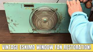 Vintage Eskimo Window Fan Restoration – Clean, Oil & Test (Moves Any Air?)