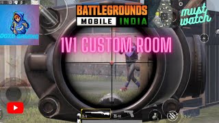 1v1 Custom Room with my friend, BATTLEGROUND MOBILE INDIA