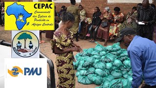 BUCOP/8e CEPAC assite en vivres les déplacés de Goma( ofisi ya BUCOP yasaidia wakimbizi wa Goma)