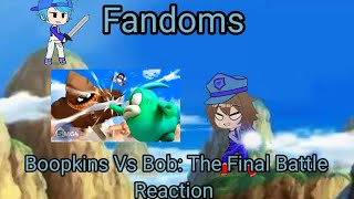 Fandoms react to Boopkins Vs Bob: The Final Battle! Daily December of SMG4 Episode 24!
