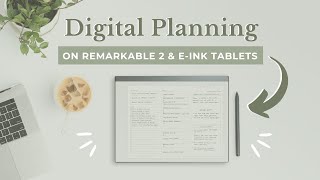 Digital Planning on Remarkable and e-Ink Tablets