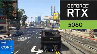 GTA V RTX 5060 8GB |1440P Ultra Settings