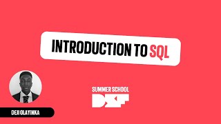 Introduction to SQL