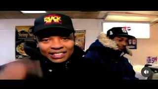 Dr Dre & Snoop Dogg visit Popeyes in NYC (1993)