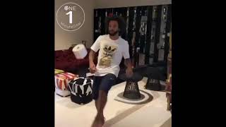 Football stars and Stay at Home challenge