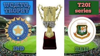 WC,KTG, TROPHY T20I Series match 2 IND VS BAN in real cricket 24  Live #RC24