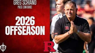 Greg Schiano talks Travis Johansen, Offseason Hires - Rutgers Scarlet Knights Football