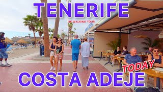 TENERIFE COSTA ADEJE 🇮🇨 What’s the Atmosphere? Walking Tour 4K