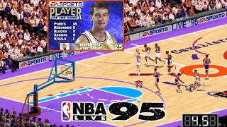 NBA Live 95 (PC) - Mark Price highlights