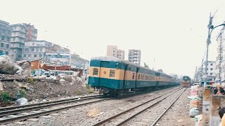 Chattala Express MEG15 2606 and Upakul Express MEG15 2602 Malibagh Rail Gate