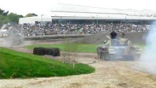 Centurion AVRE 105 and T-55 at Tankfest 2011