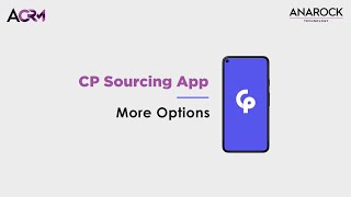 CP Sourcing App - More Options