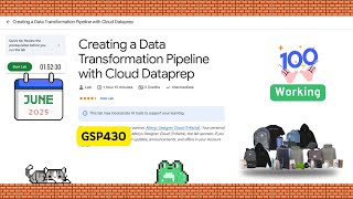 Creating a Data Transformation Pipeline with Cloud Dataprep #GSP430 @qwiklabexplorers [2025] ☁️🚀