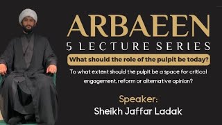 What should the role of the pulpit be? P2 Decentralising knowledge|Did we fail to prepare? |Sh Ladak