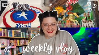 two 5 stars, a 2 star, visiting disco bathroom, jungle jims and more | weekly reading vlog