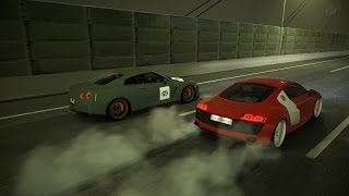 GT6: Audi R8 vs Nissan GT-R(R35)