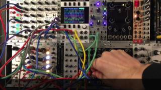 AWM-3 Demo-4 : Eurorack modular wave-shaping mixer module