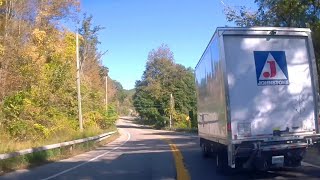 POV goes around truck risk it for what? state police pulls over speeder - lane skipper runs red