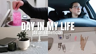 DAY In My Life as an Esthetician | Target Haul and Studio Day with Brow Waxes!