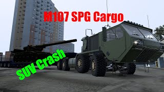 Oshkosh HEMTT, Transporting a M107 Self-Propelled Gun - ATS