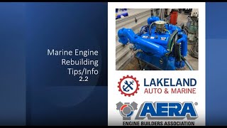 Marine Engine Building Tips and Information Part 2.2