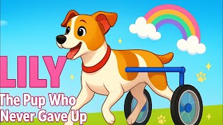 Disabled Dog Story for Kids | Lily the Rescue Pup in a Wheelchair