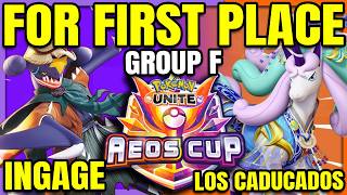 FOR FIRST PLACE IN GROUP F Los Caducados vs Ingage - Aeos Cup EUIC | Pokemon Unite