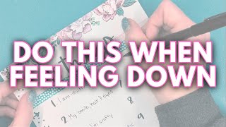Still have the winter blues? Do this with me to help! | Plan With Me | Extra planner page