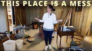 Cleaning the basement and some light gardening