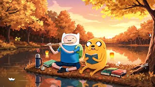Autumn Lakeside Adventure Time 🍂🧡 Peaceful Fall Vibes for Chill ✨ Cozy Lofi Sleep & Calm Music
