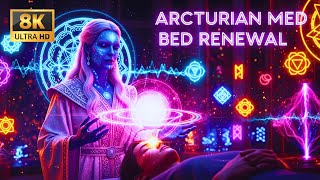 ARCTURIAN MED BED RENEWAL 🛏️ Healing Codes + 528Hz Frequencies for Balance, Recovery & Ascension