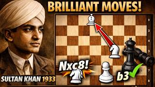 Mir Sultan Khan’s Brilliant Masterclass ♟️🔥